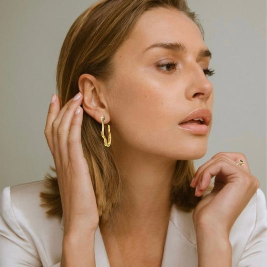 Pendientes aro Lava